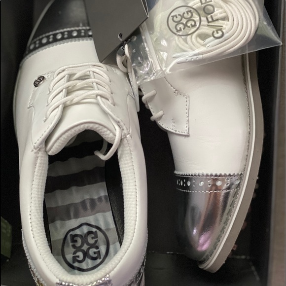 ❌SOLD❌G/fore gallivanter golf shoes women white/S Oxford - Picture 9 of 12